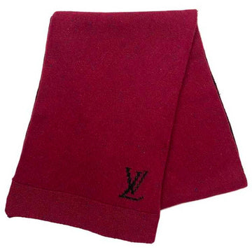 Louis Vuitton Burgundy Wool Scarf 