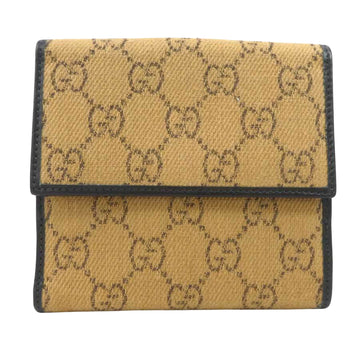 Gucci Beige Canvas Wallet 