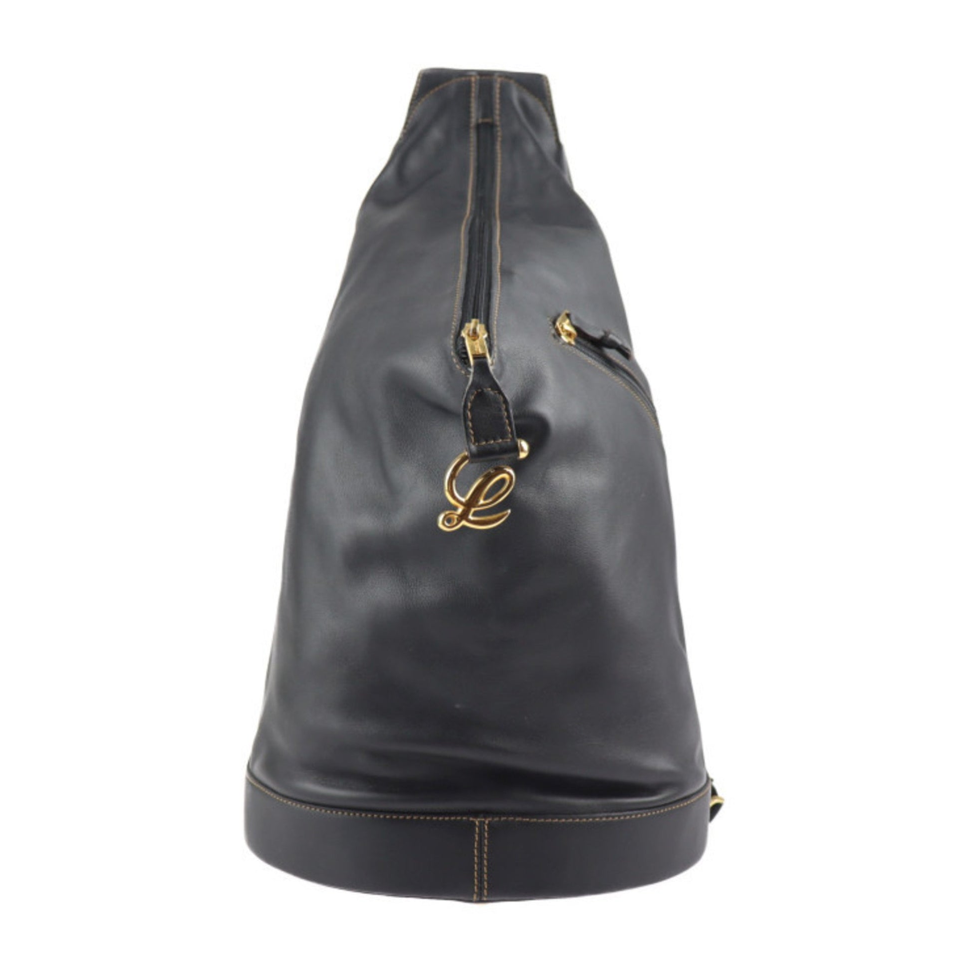 Loewe Anton Black Leather Shoulder Bag