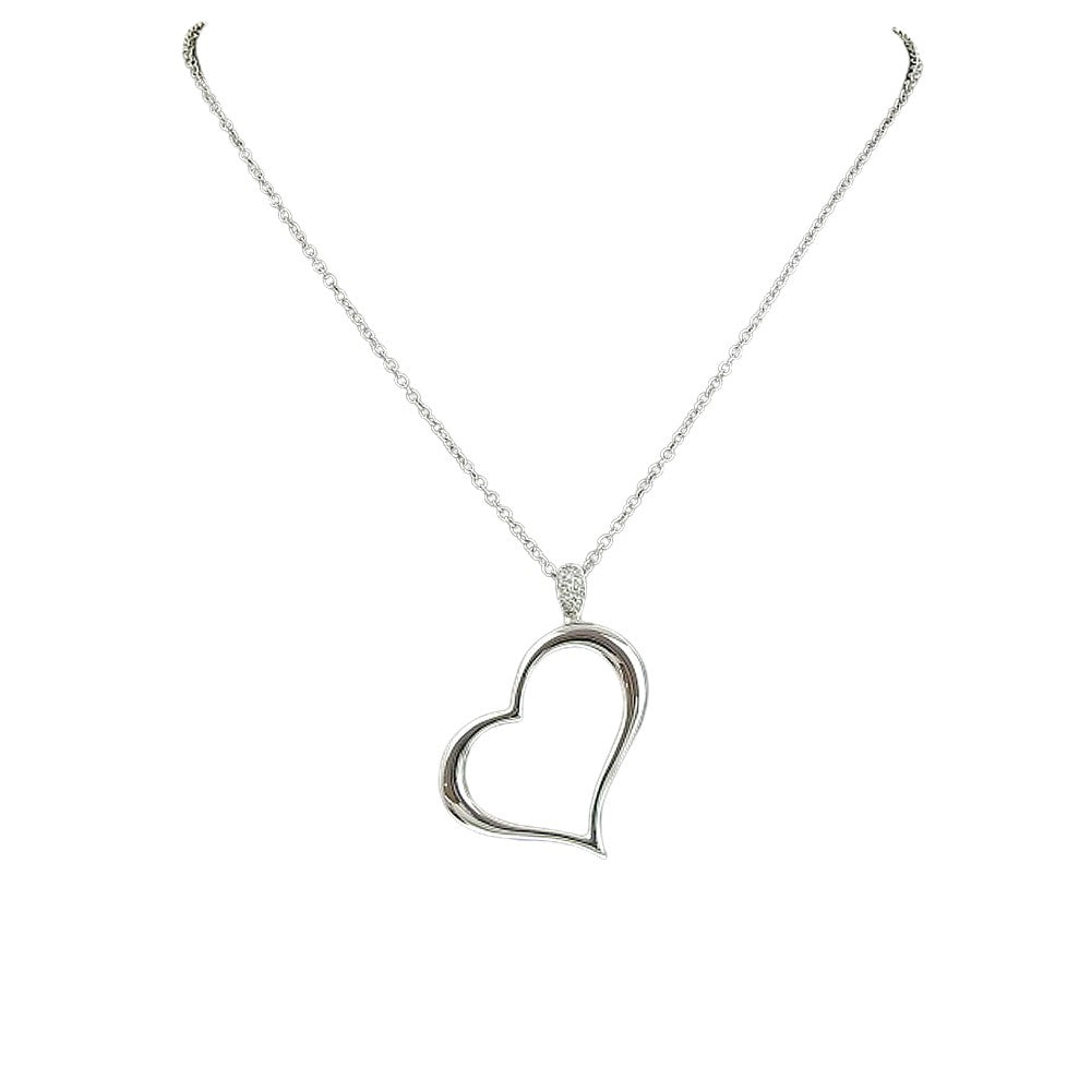 Piaget Coeur Piaget Silver White Gold Necklace 