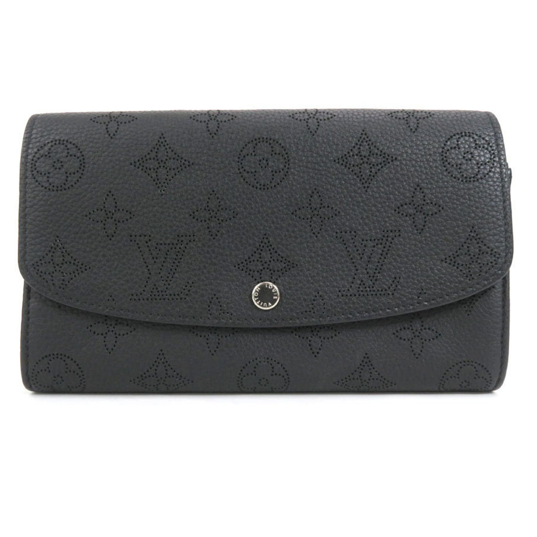 Louis Vuitton Portefeuille Iris Black Leather Wallet 