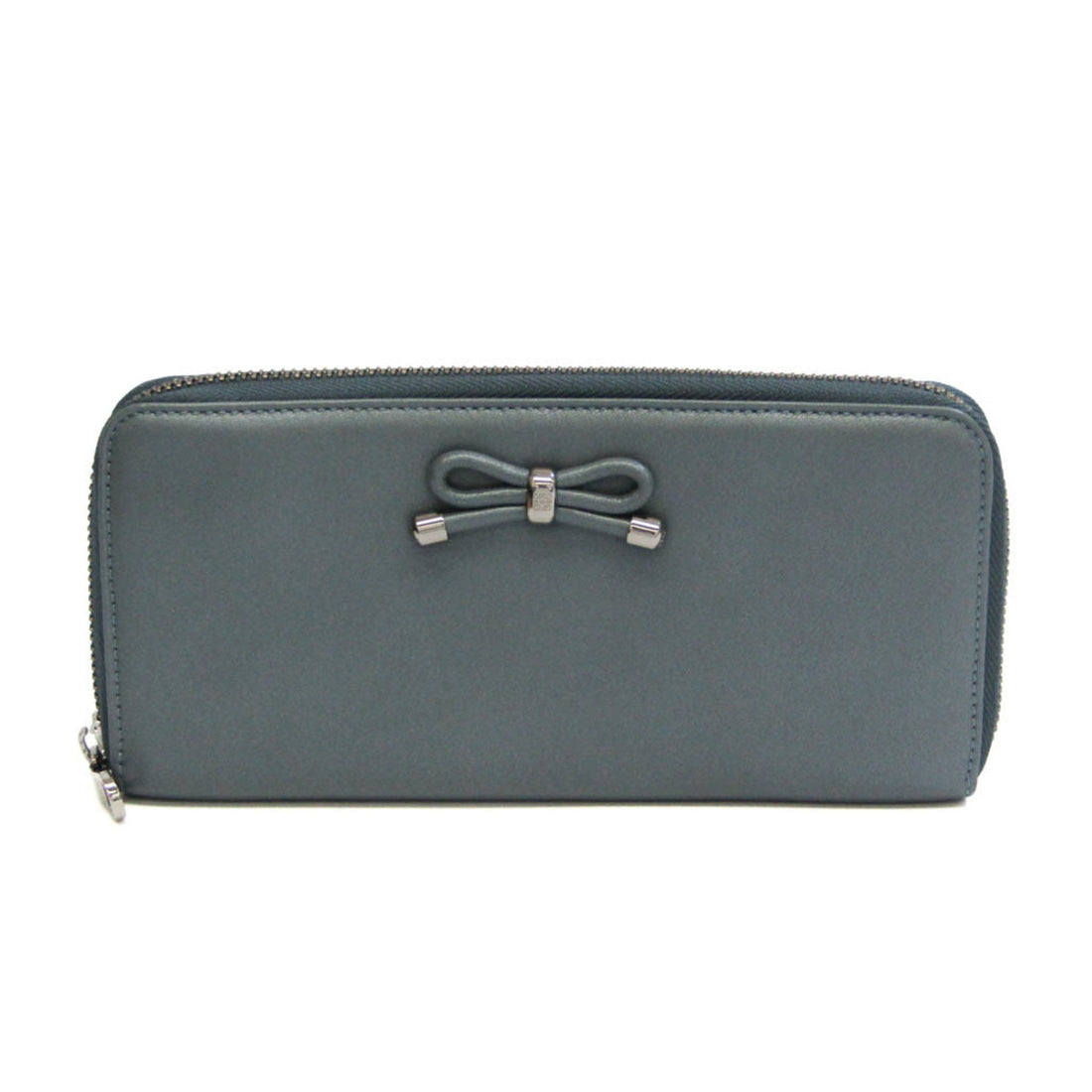 Loewe Grey Leather Wallet 