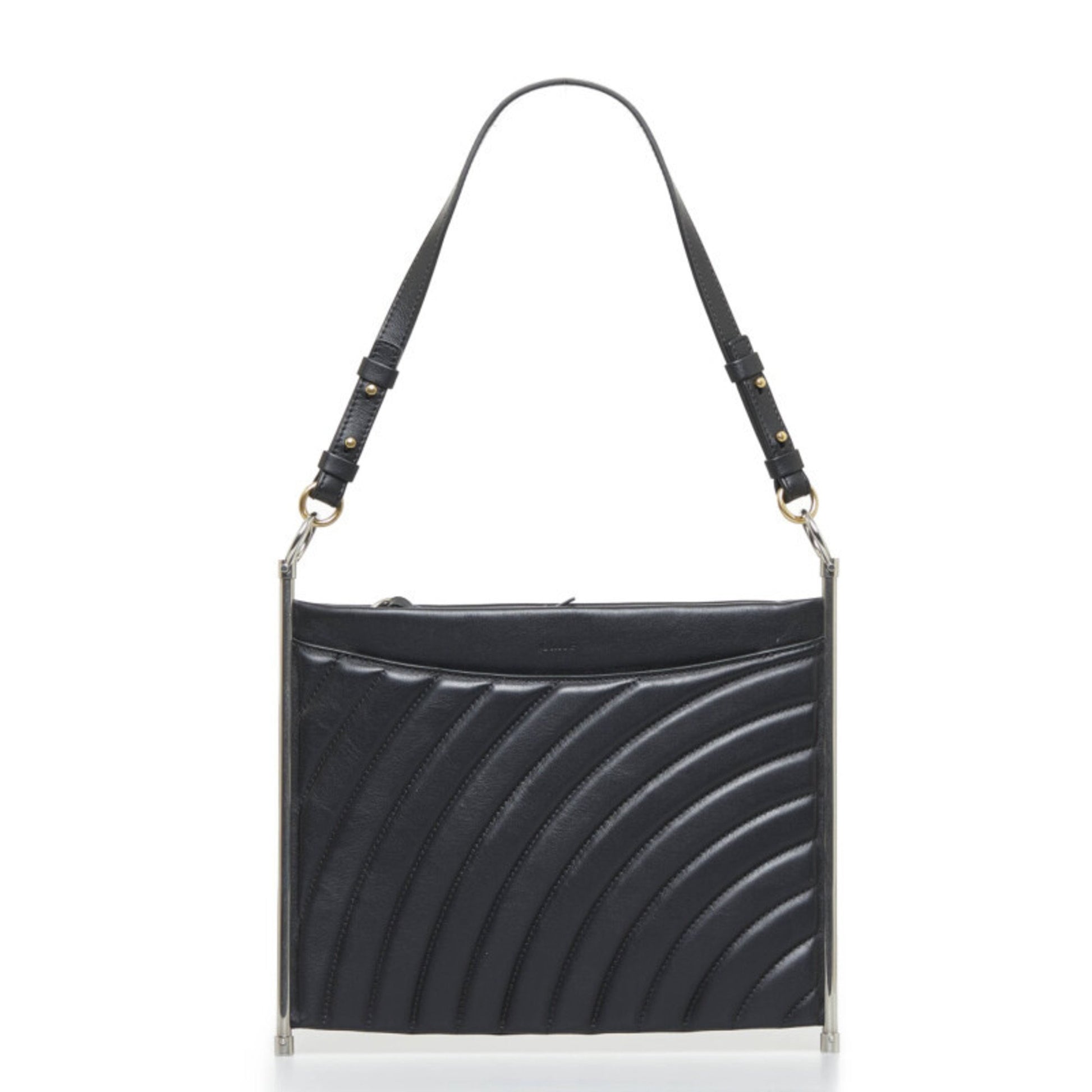 Chloé Black Leather Shoulder Bag