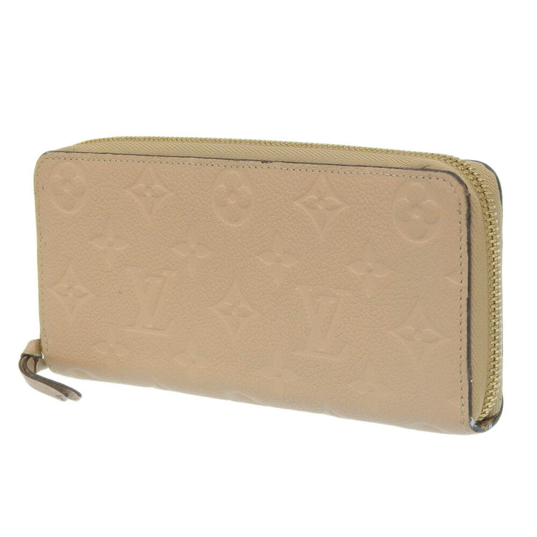 Louis Vuitton Portefeuille zippy Beige Canvas Wallet 