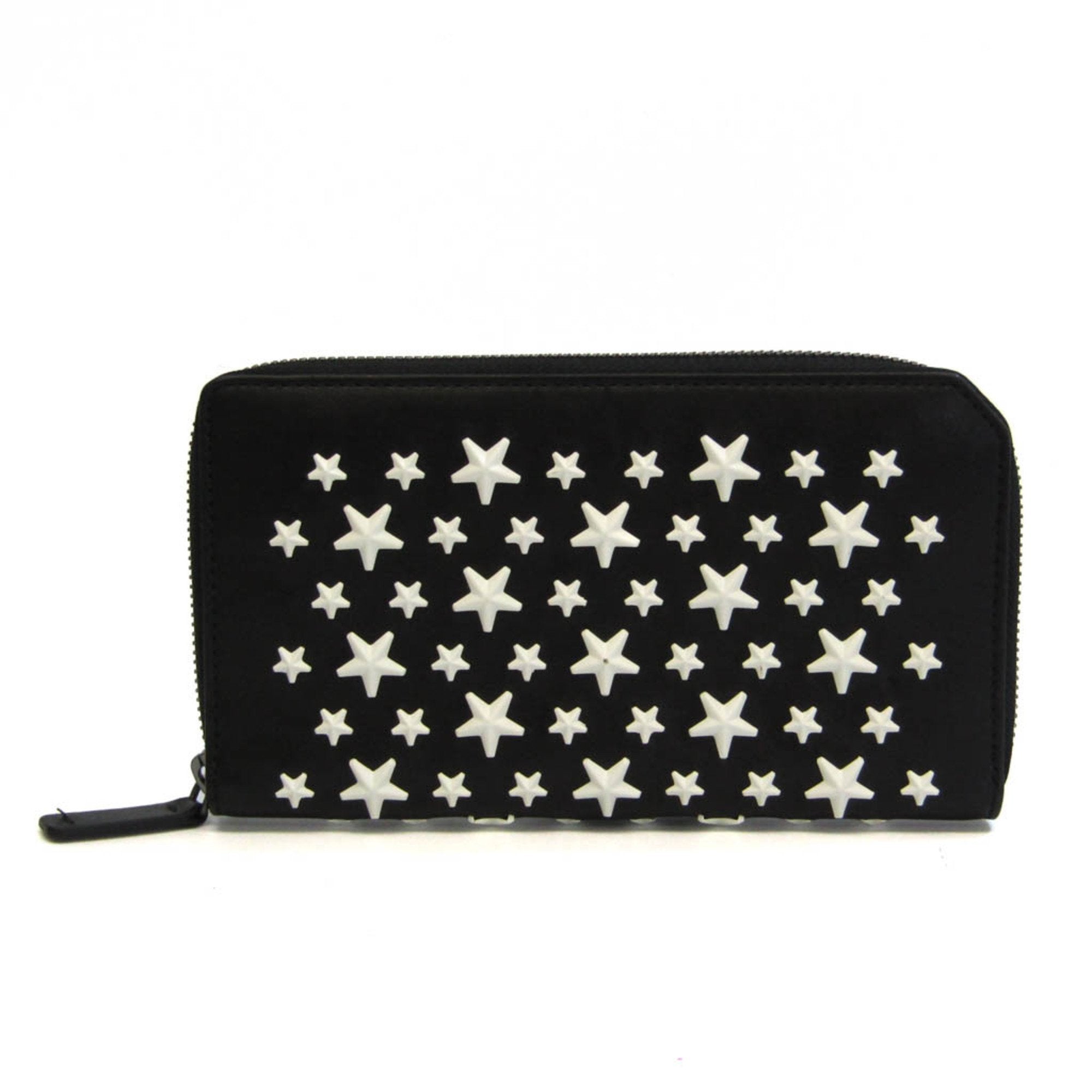 Jimmy Choo Carnaby Black Leather Wallet 