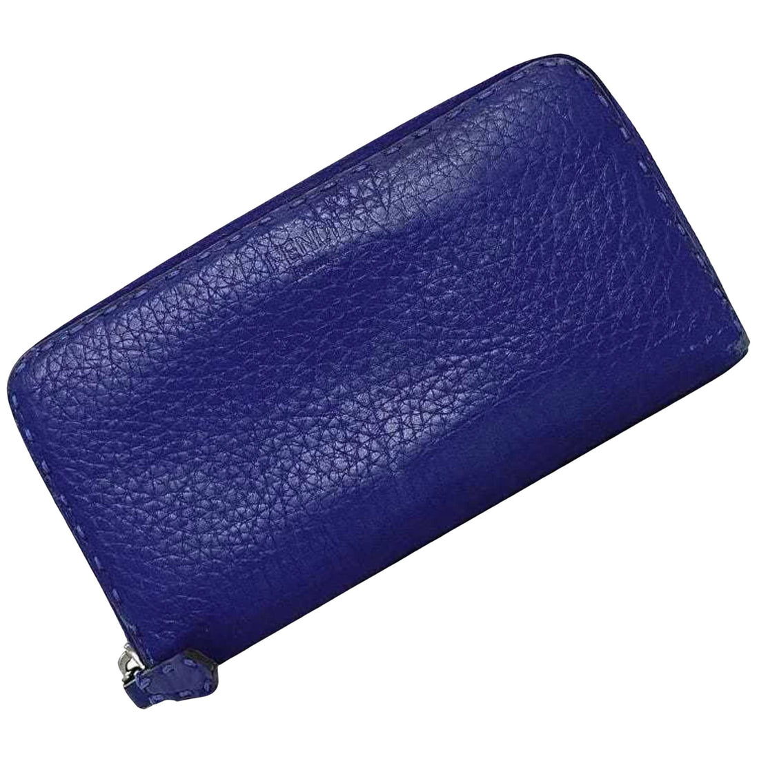 Fendi Selleria Purple Leather Wallet 