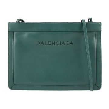 Balenciaga Green Leather Shoulder Bag