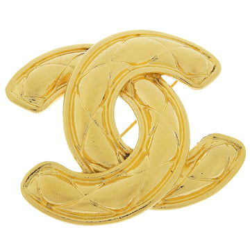 Chanel Broche Gold Metal Brooch 