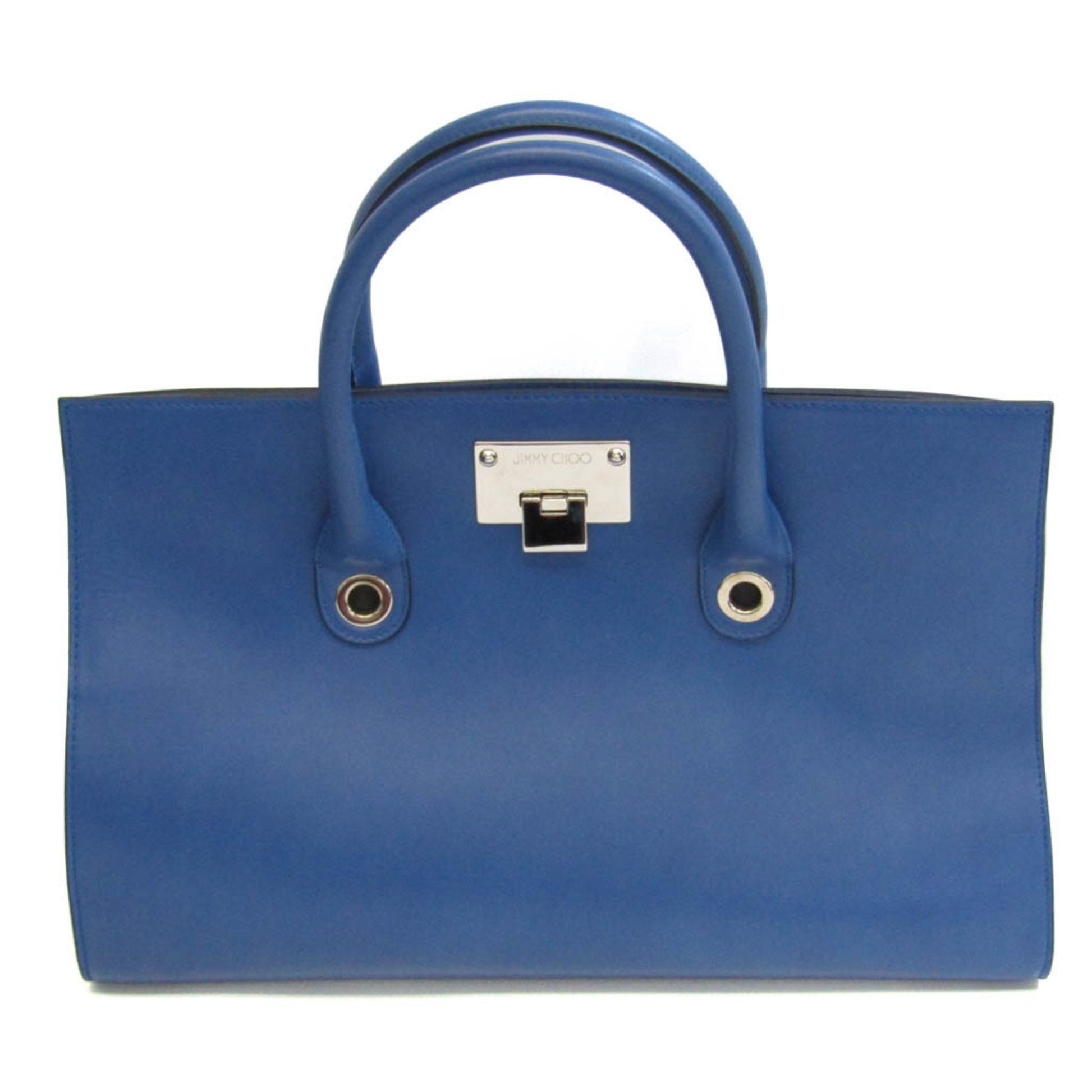 Jimmy Choo Blue Leather Handbag 