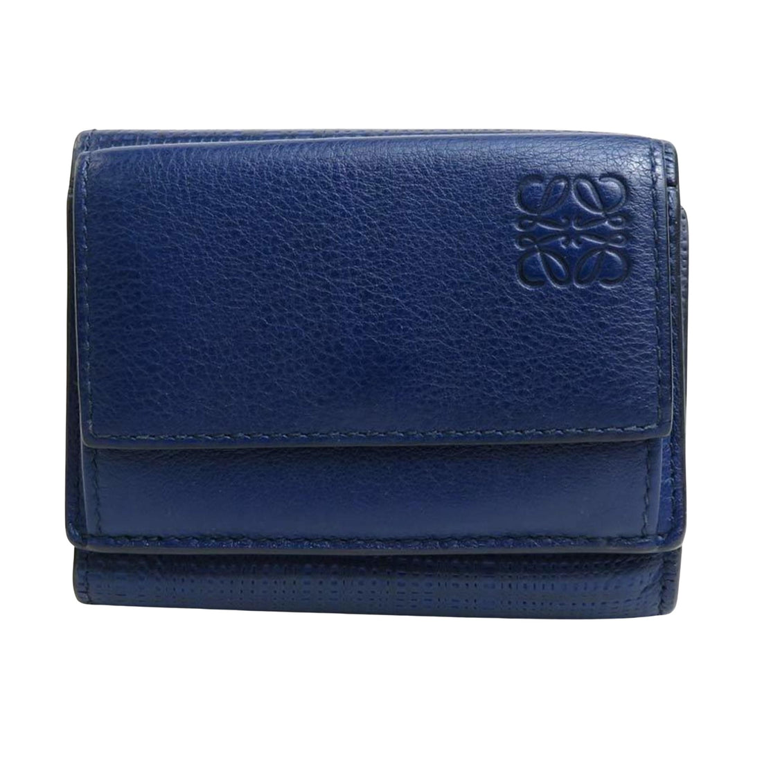 Loewe Blue Leather Wallet 