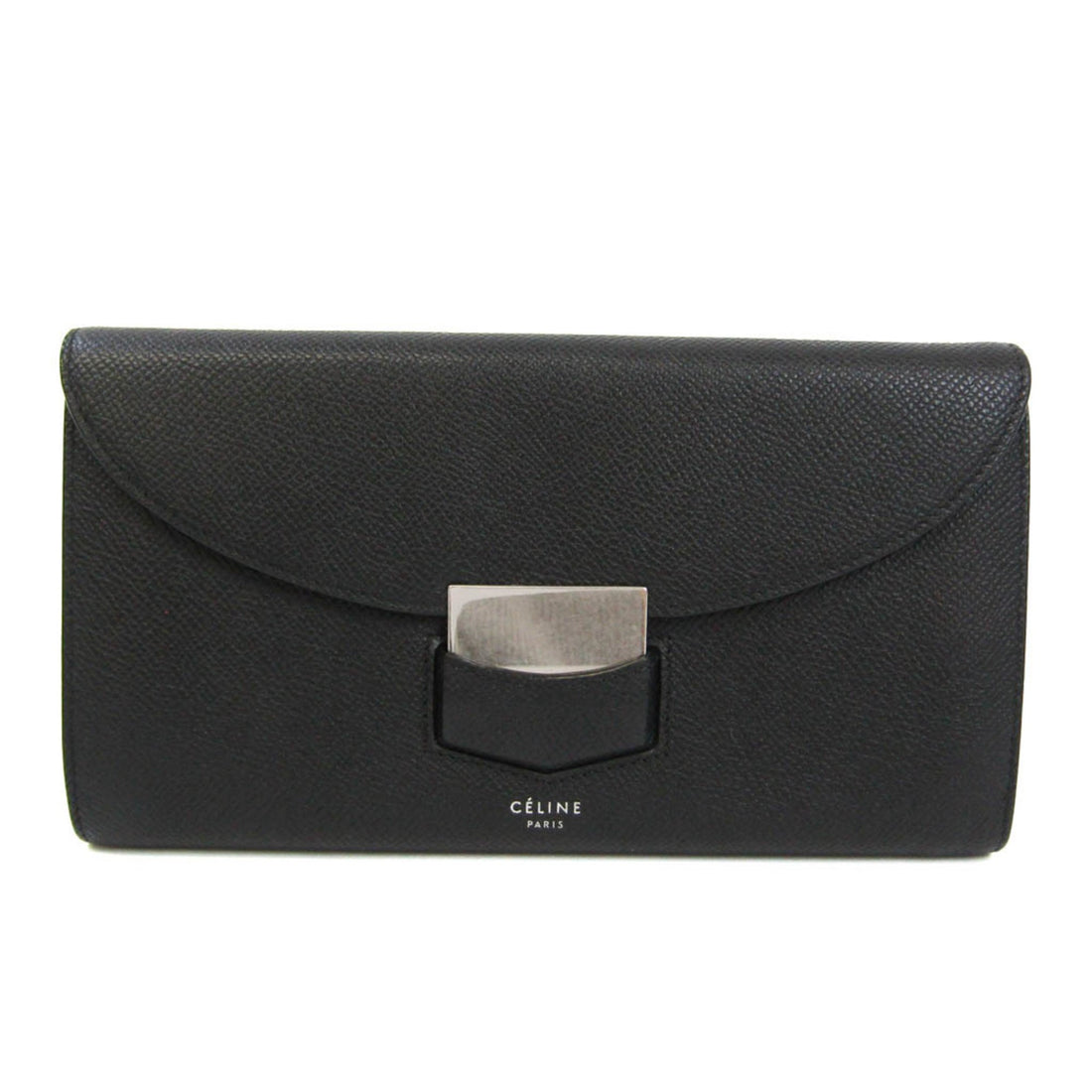 Céline Trotteur Black Pony-Style Calfskin Wallet 