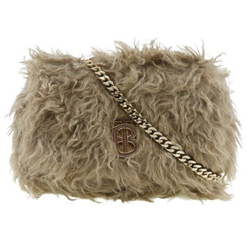 Burberry Brown Fur Shopper Bag