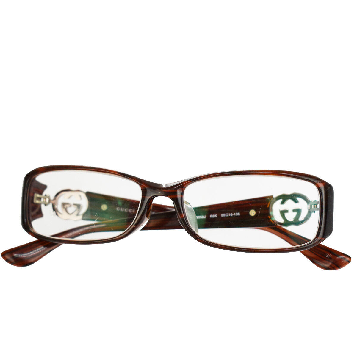 Gucci Interlocking G Brown Plastic Glasses 