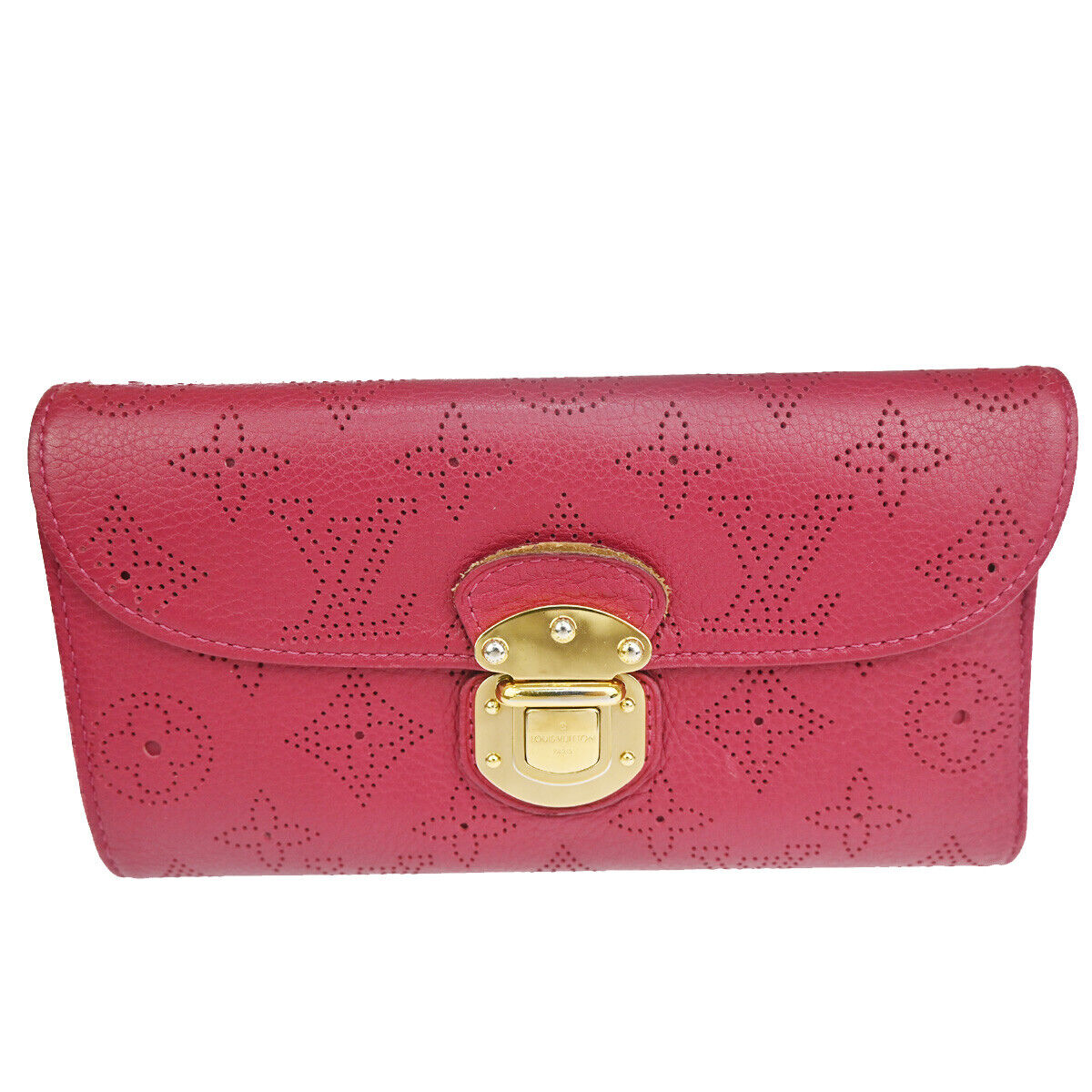 Louis Vuitton Amelia Burgundy Leather Wallet 