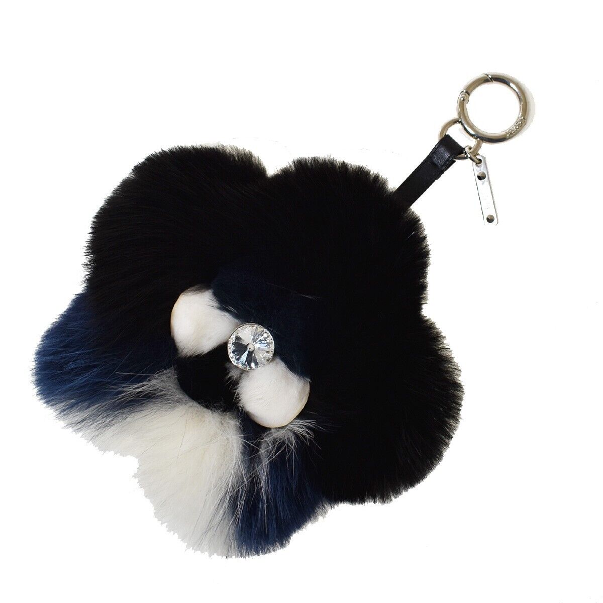 Fendi Black Fur Ring 