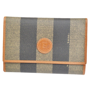 Fendi Pecan Multicolour Canvas Wallet 