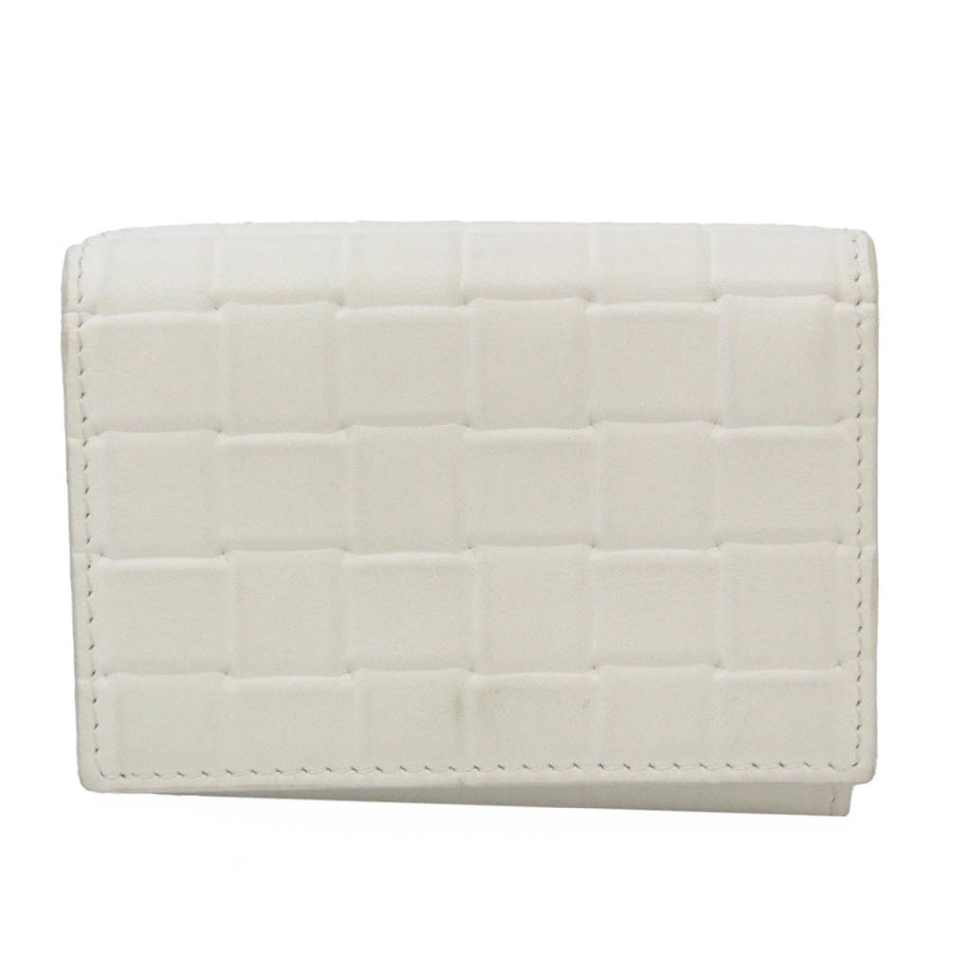 Bottega Veneta Intrecciato White Leather Wallet 