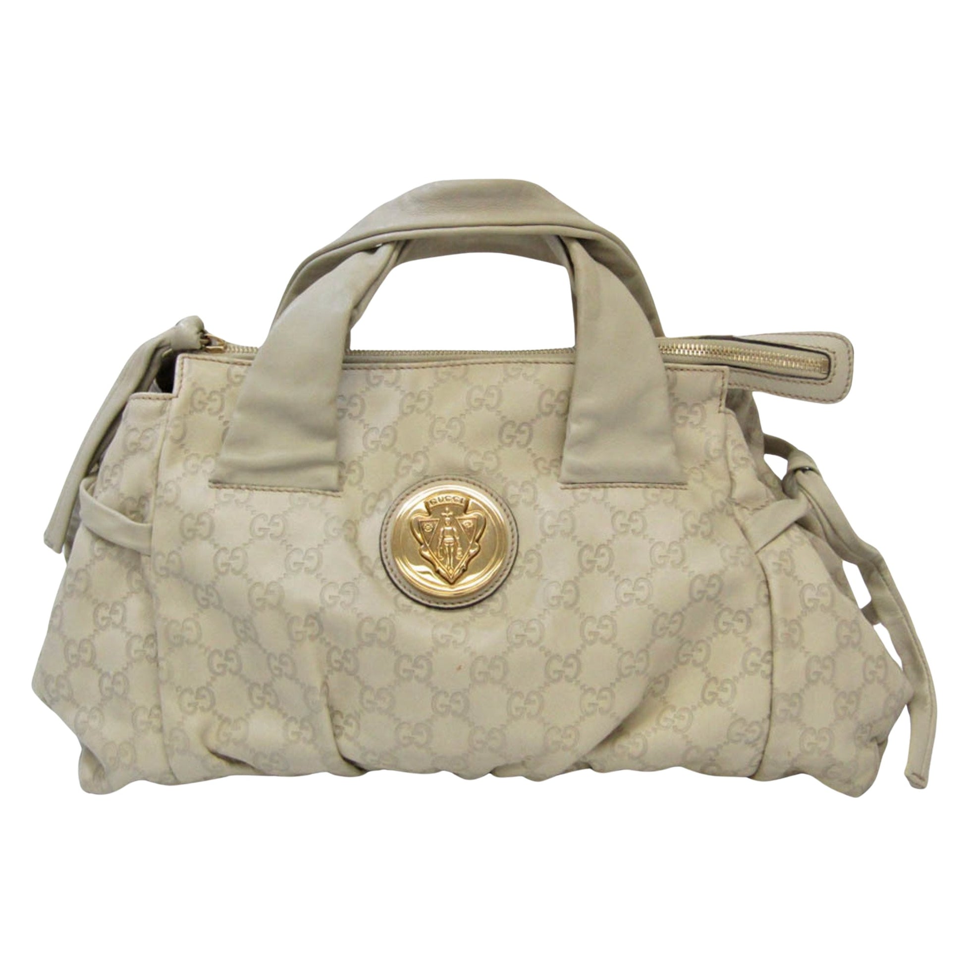 Gucci Hysteria Beige Leather Handbag 