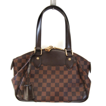 Louis Vuitton Verona Brown Canvas Shopper Bag