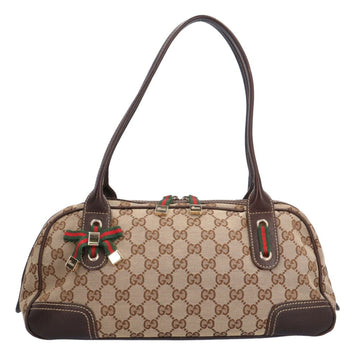 Gucci Princy Brown Canvas Shoulder Bag