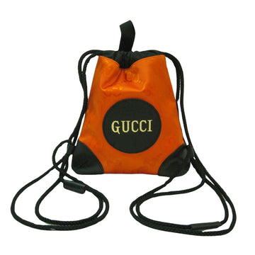 Gucci Off the grid Orange Synthetic Backpack Bag