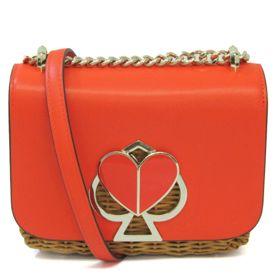 Kate Spade Nicola Orange Leather Shopper Bag