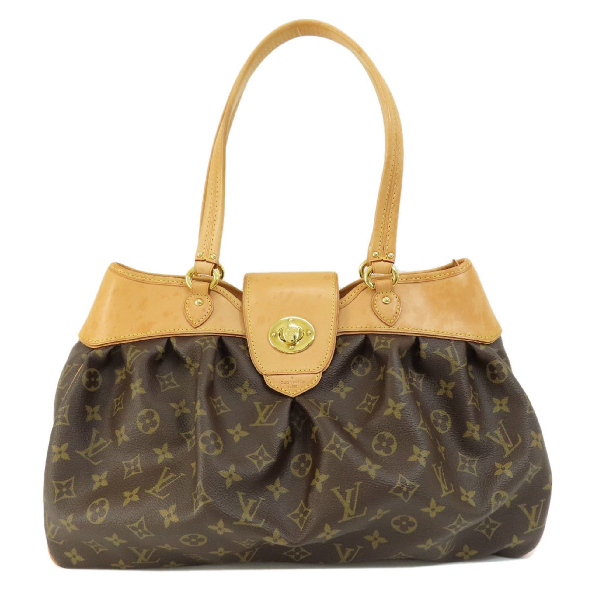 Louis Vuitton Boetie Brown Canvas Tote Bag