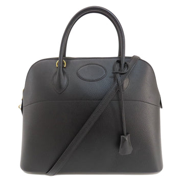 Hermès Bolide Black Leather Handbag 