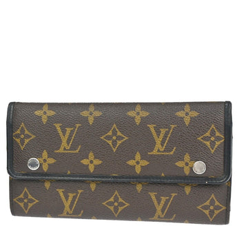 Louis Vuitton Macassar Brown Canvas Wallet 