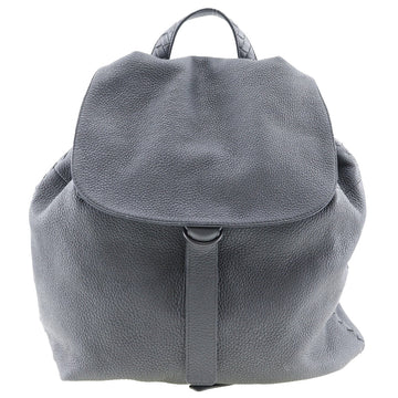 Bottega Veneta Intrecciato Grey Leather Backpack Bag