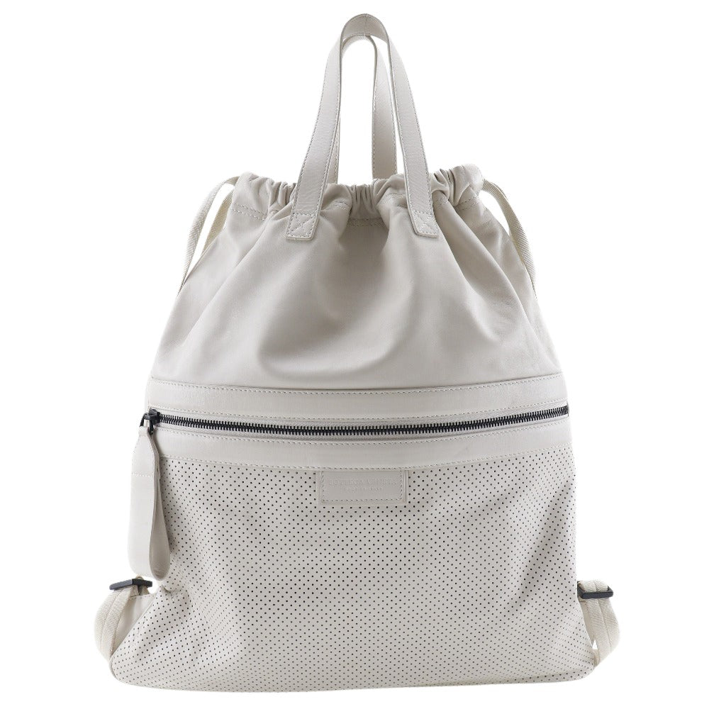 Bottega Veneta Beige Leather Backpack Bag