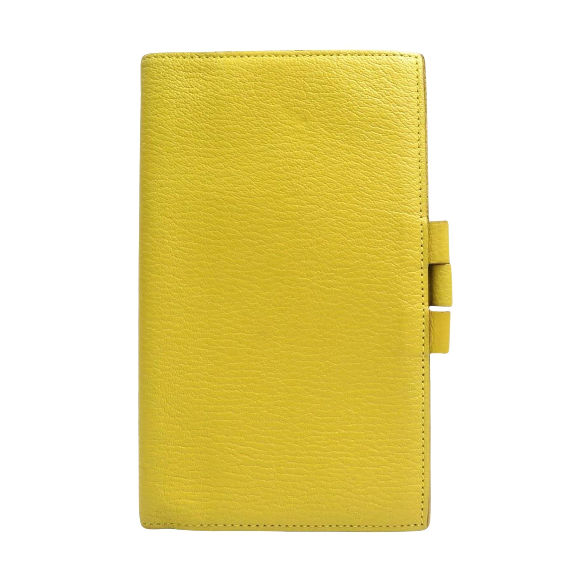 Hermès Yellow Leather Wallet 