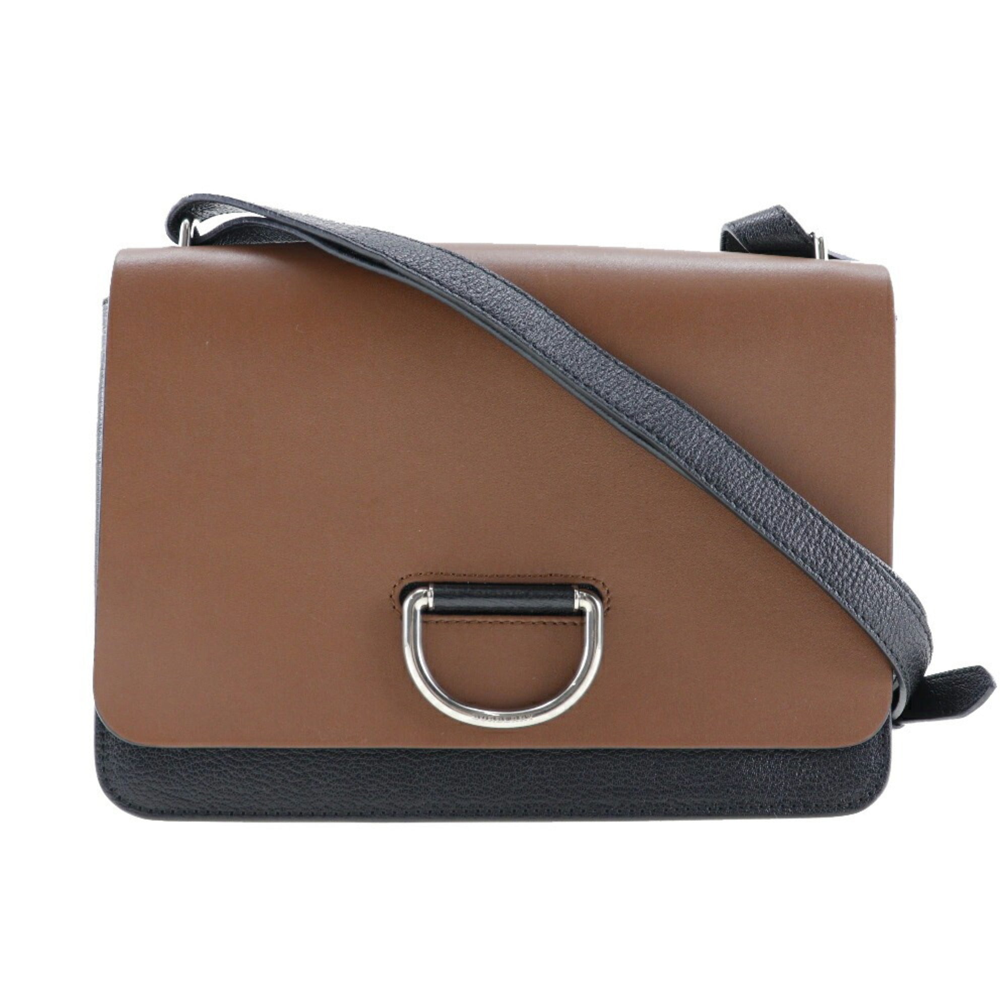 Burberry Brown Pony-Style Calfskin Shoulder Bag