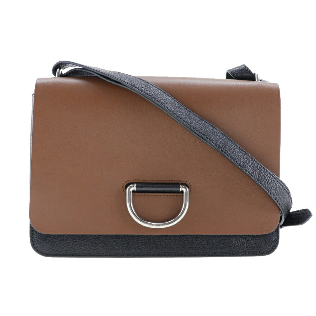 Burberry Brown Pony-Style Calfskin Shoulder Bag