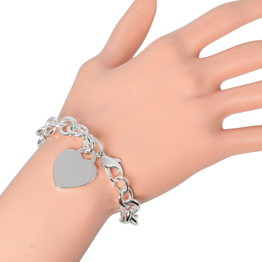 Tiffany & Co Return to Heart Tag Silver Silver Bracelet 