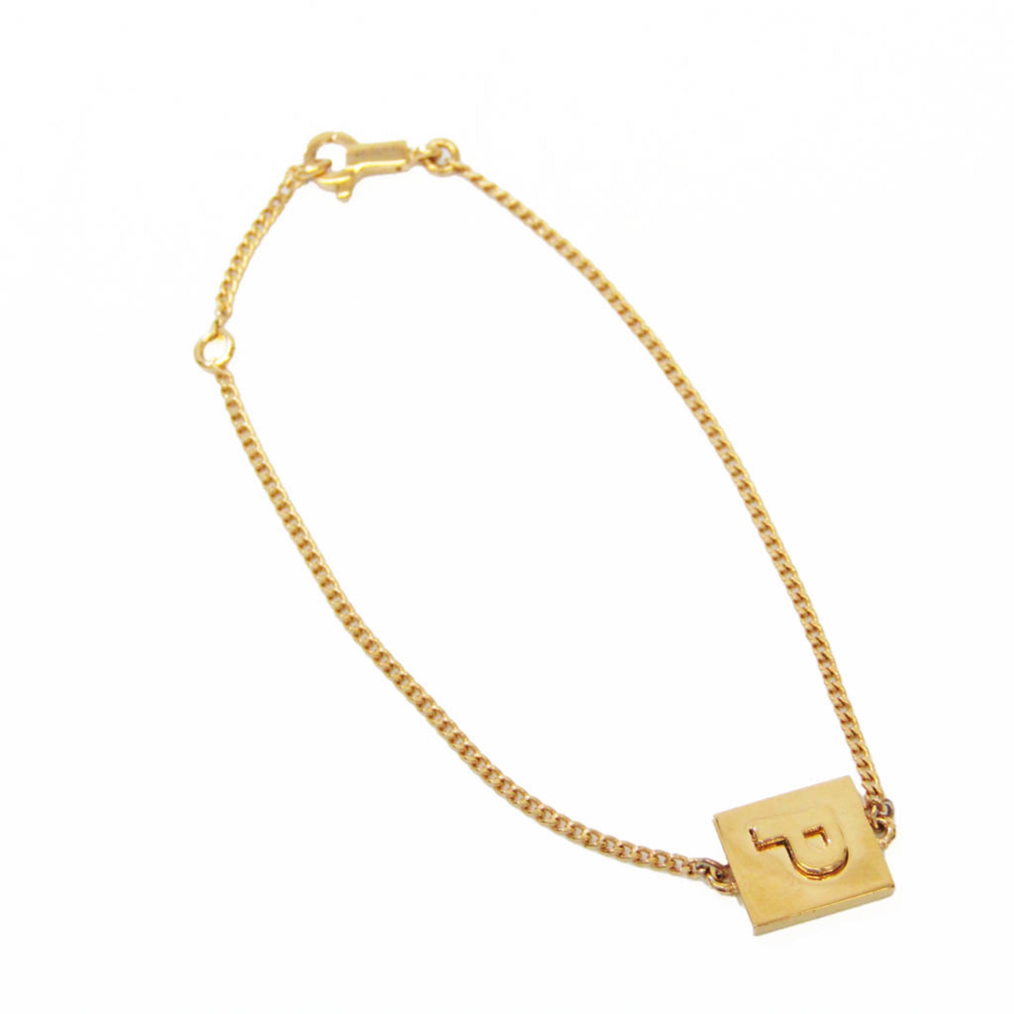 Céline Gold Pony-Style Calfskin Bracelet 