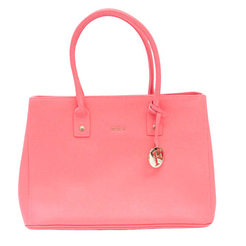 Furla Linda Pink Leather Tote Bag