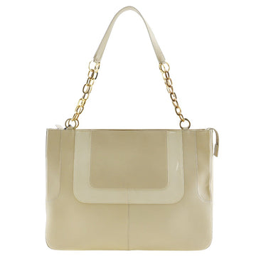 Versace Beige Leather Shoulder Bag