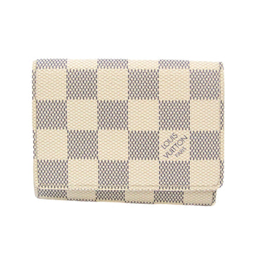 Louis Vuitton Porte carte de visite White Canvas Wallet 