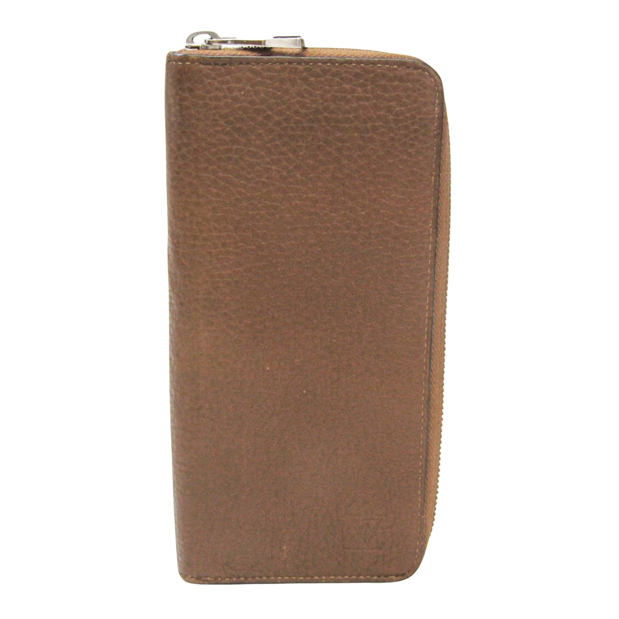 Louis Vuitton Zippy Brown Leather Wallet 