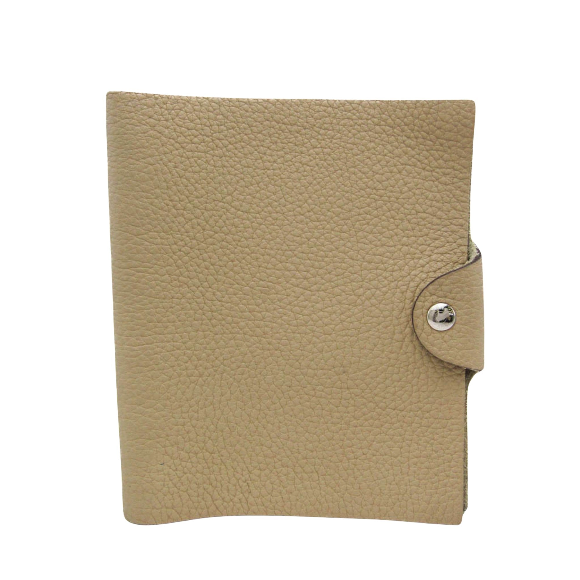 Hermès Agenda cover Beige Leather Wallet 