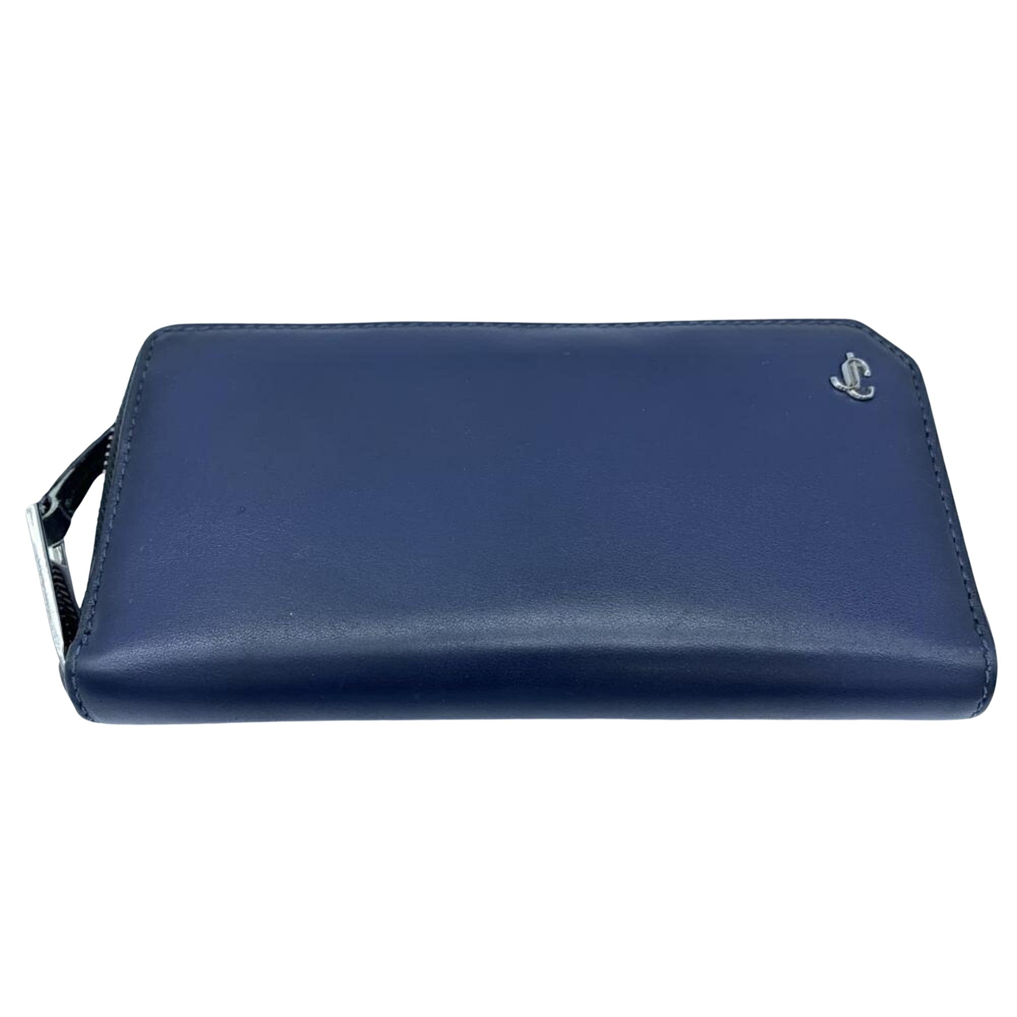 Jimmy Choo Navy Leather Wallet 