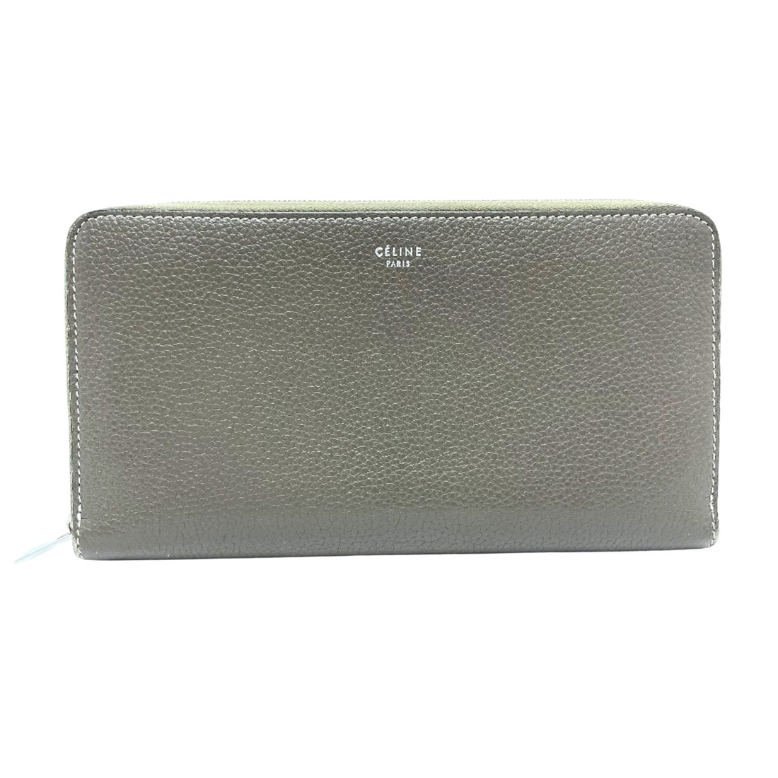 Céline Multifunction Grey Leather Wallet 