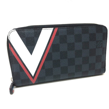 Louis Vuitton Zippy Navy Canvas Wallet 