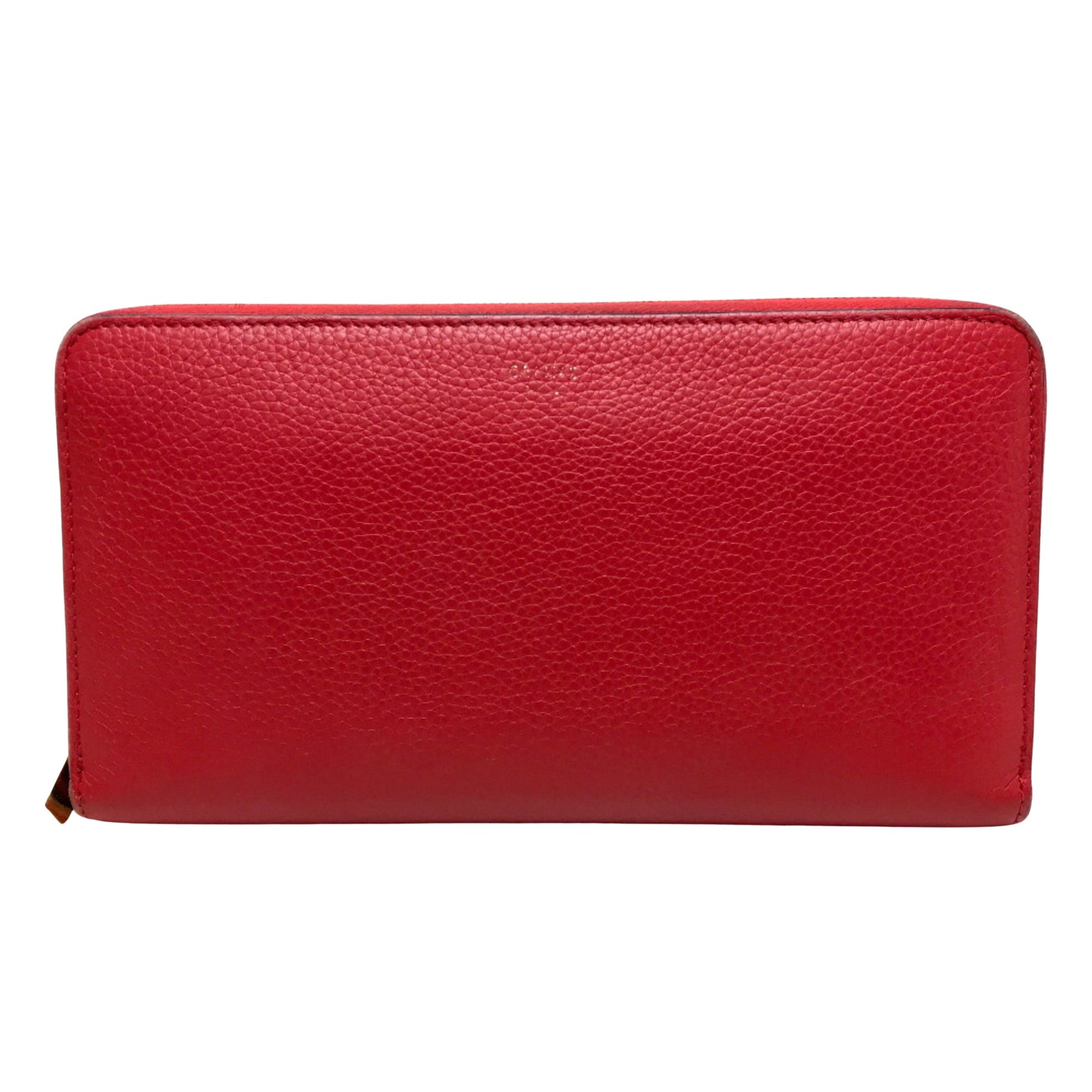 Céline Red Leather Wallet 