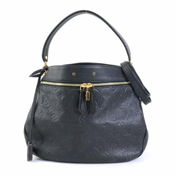 Louis Vuitton Spontini Black Leather Shoulder Bag