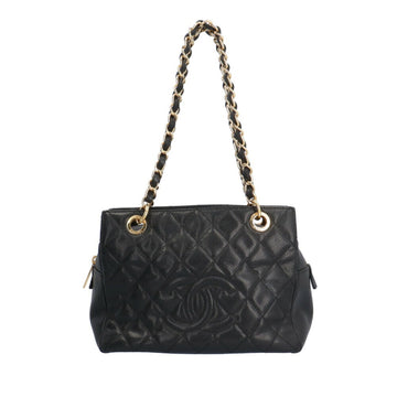 Chanel Black Leather Shoulder Bag