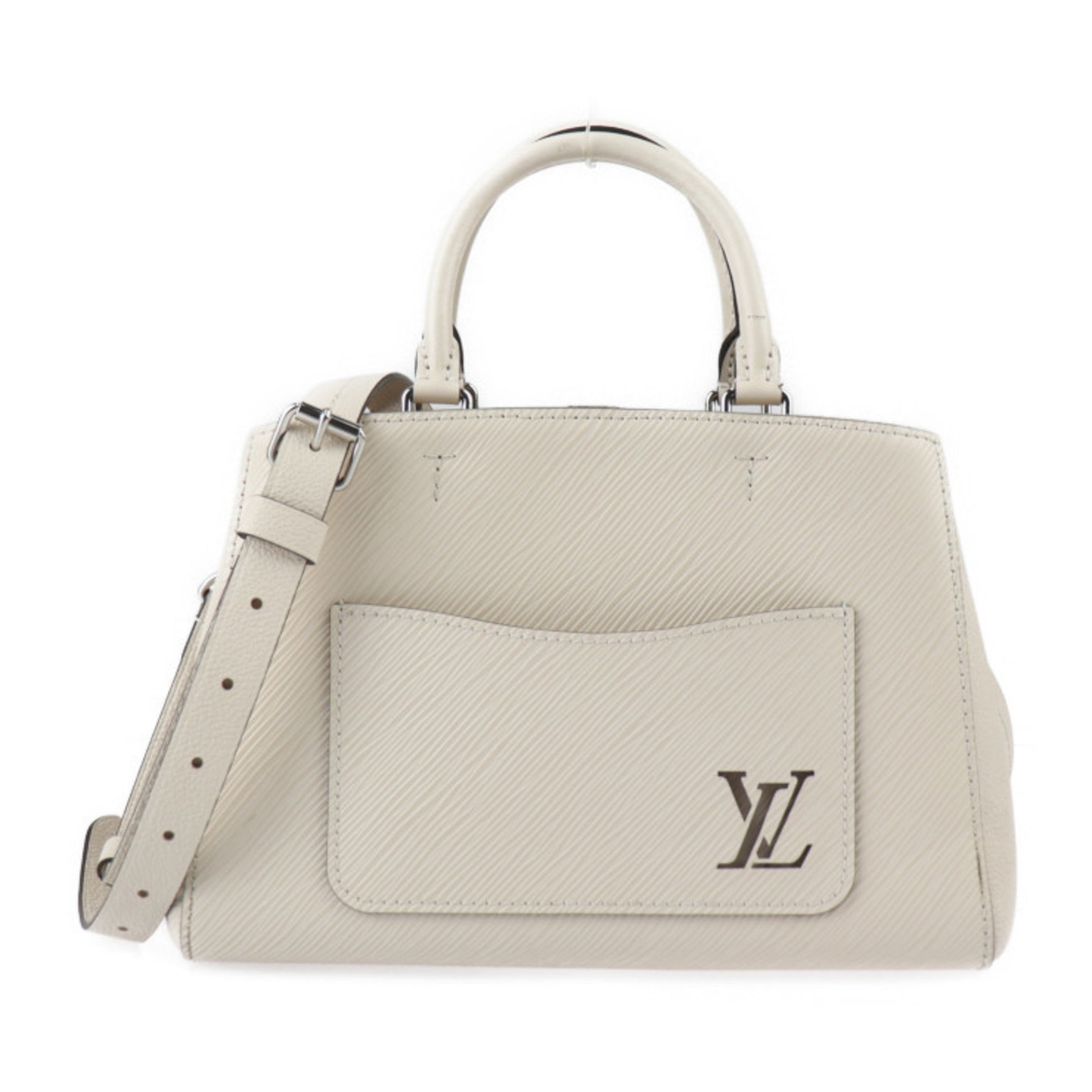 Louis Vuitton Marelle White Leather Handbag 