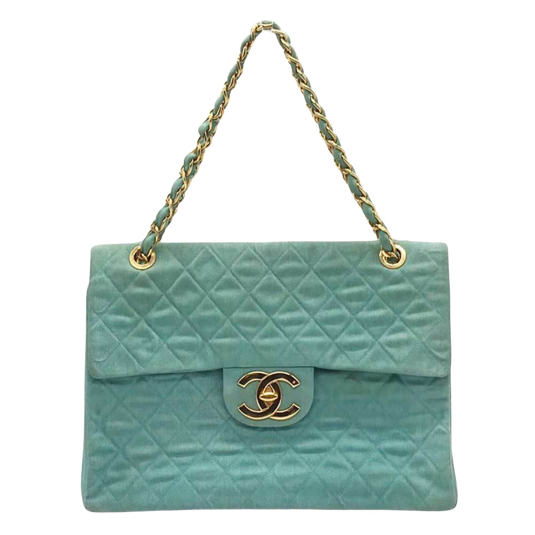 Chanel Flap bag Blue Denim - Jeans Shoulder Bag