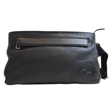 Gucci Soho Black Leather Shoulder Bag